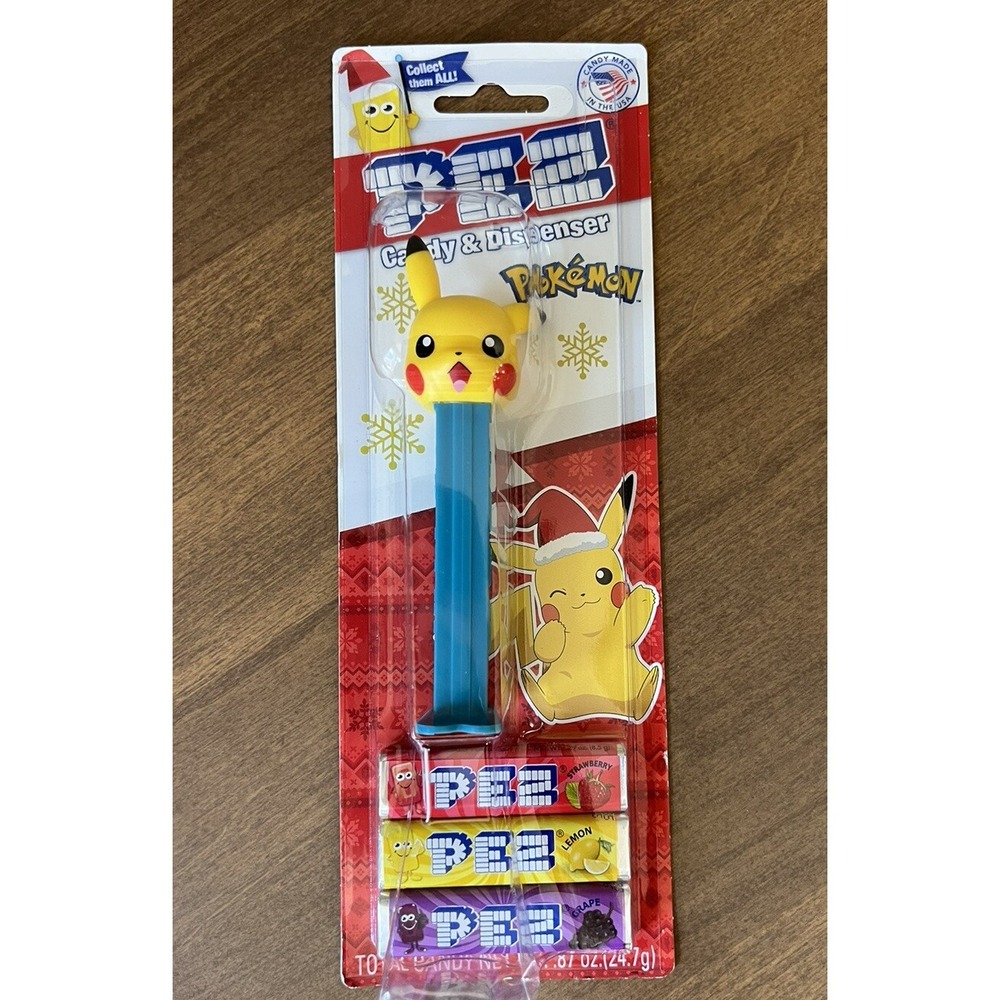 Pikachu Pokemon Pez Candy Dispenser New‎ Factory Sealed